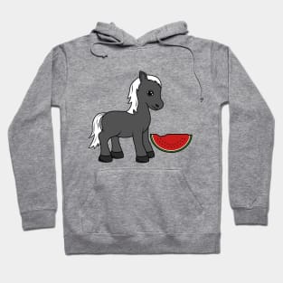 Horse with Watermelon Hoodie